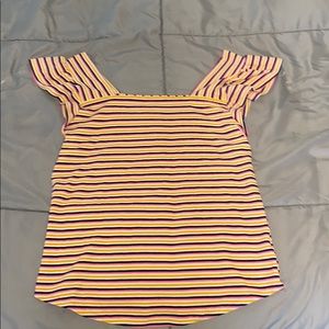 Ana Crop Top off the shoulder shirt